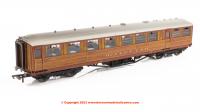 R4829A Hornby LNER 61ft 6in Gresley Corridor Buffet Coach number 21608 in LNER Teak livery - Era 3